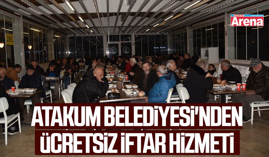 Atakum Belediyesi'nden ücretsiz iftar hizmeti