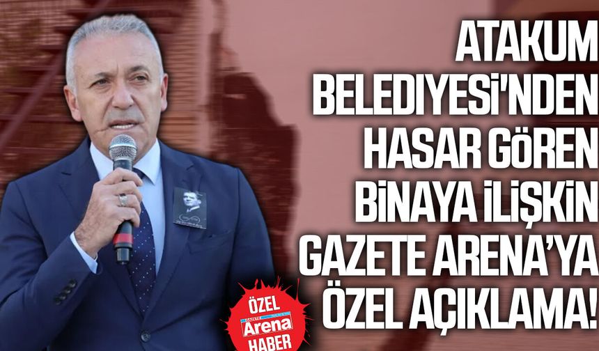 Atakum Belediyesi'nden hasar gören binaya ilişkin açıklama