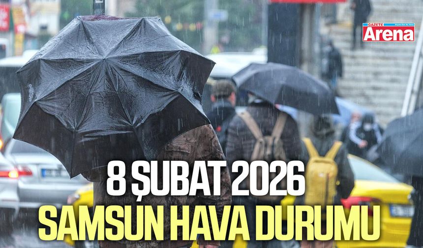 8 Şubat 2026 Samsun hava durumu