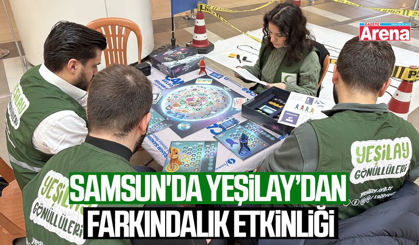 Samsun'da Dünya Sigarayı Bırakma Günü kapsamında farkındalık etkinliği