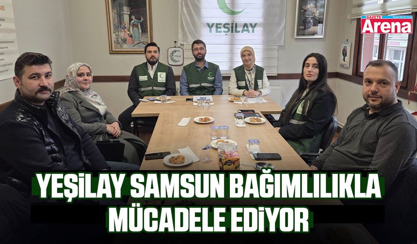 Yeşilay Samsun bağımlılıkla mücadele ediyor