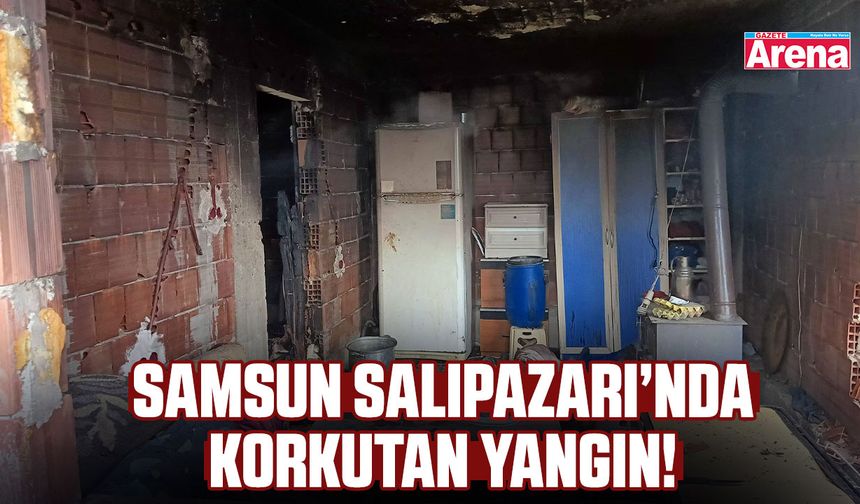 Samsun'da korkutan yangın!