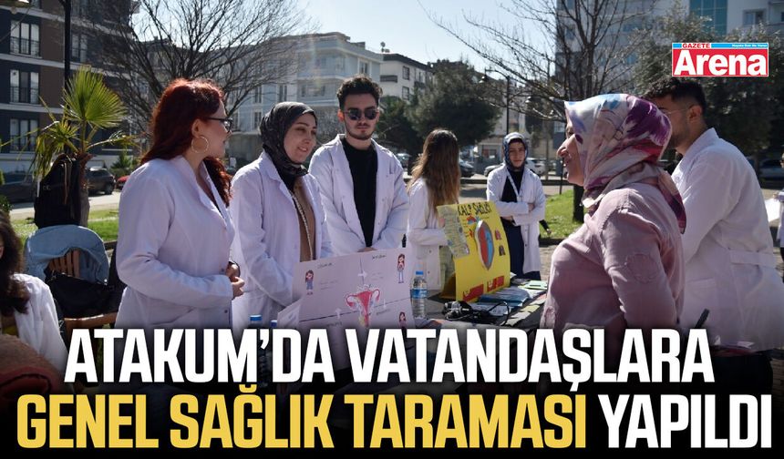 Atakum’da vatandaşlara genel sağlık taraması yapıldı