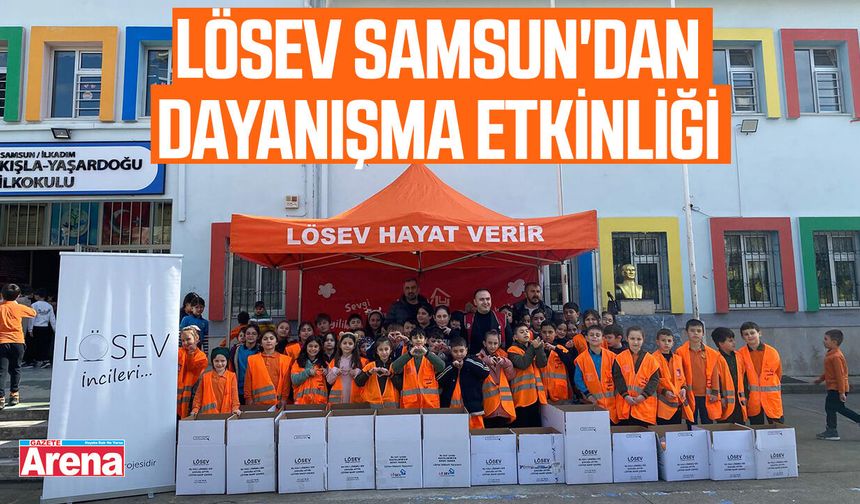 LÖSEV Samsun'dan dayanışma etkinliği