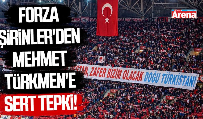 Forza Şirinler'den Mehmet Türkmen'e sert tepki!