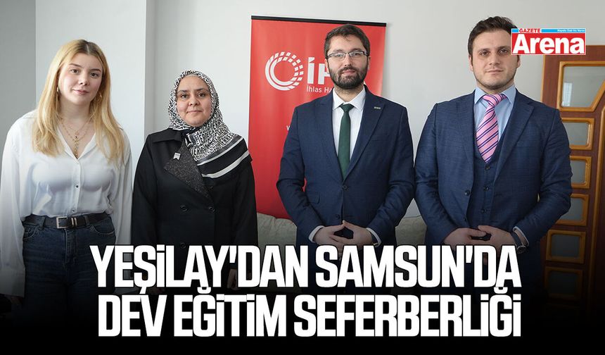 Yeşilay'dan Samsun'da dev eğitim seferberliği