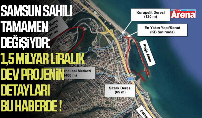 Samsun'a milyarlık marina: Büyükşehir düğmeye bastı!