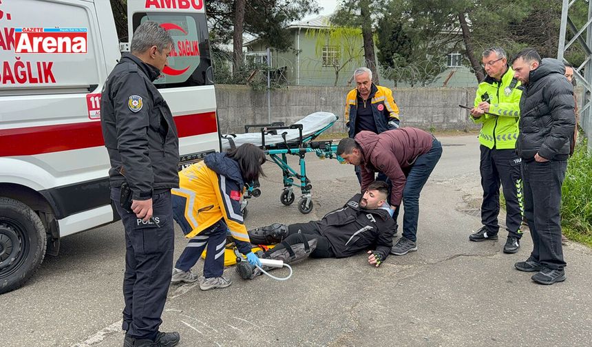 Samsun Çatalarmut'ta korkutan kaza