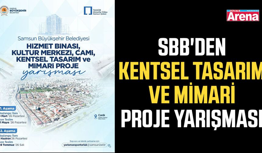 SBB'den Kentsel Tasarım ve Mimari Proje Yarışması