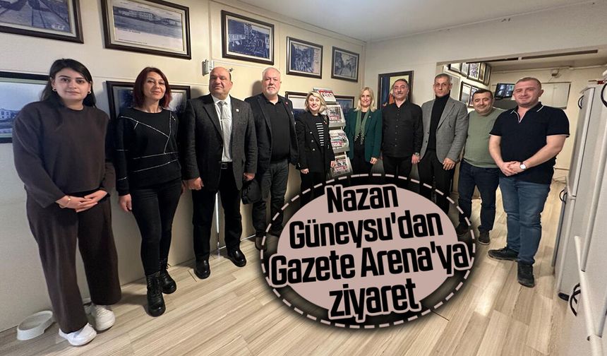 Nazan Güneysu'dan Gazete Arena'ya ziyaret