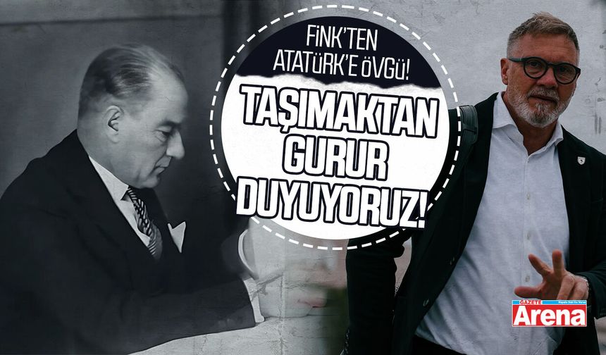 Samsunspor Teknik Direktörü Fink'ten Atatürk'e övgü