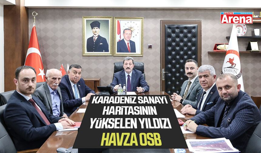 Karadeniz sanayi haritasının yükselen yıldızı Havza OSB