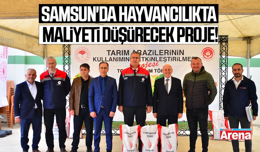 Samsun'da hayvancılıkta maliyeti düşürecek proje