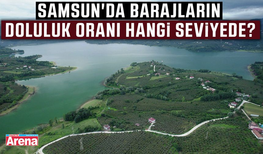 Samsun'da barajların doluluk oranı hangi seviyede?