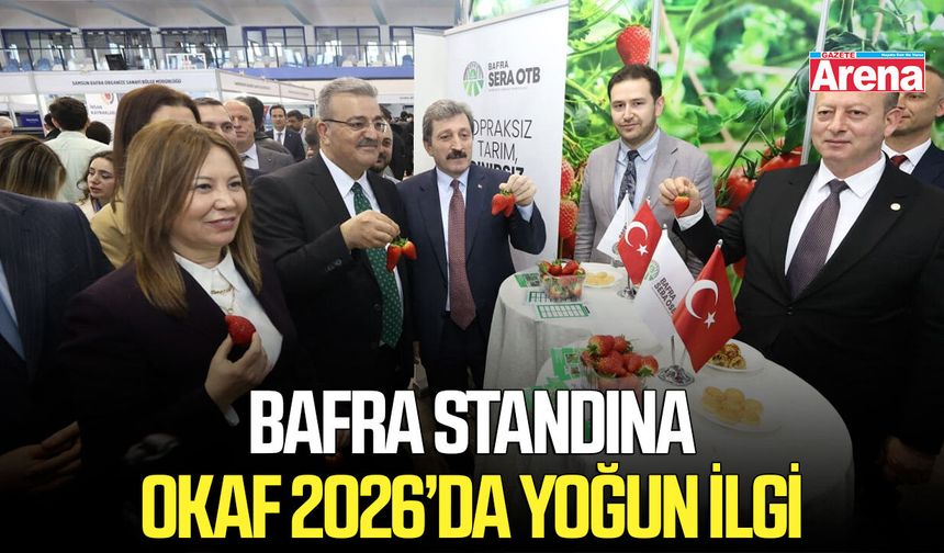 Bafra standına OKAF 2026’da yoğun ilgi