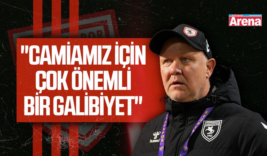 Sebastian Hahn: "Camiamız için çok önemli bir galibiyet"