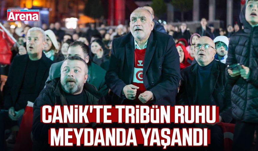 Canik'te tribün ruhu meydanda yaşandı