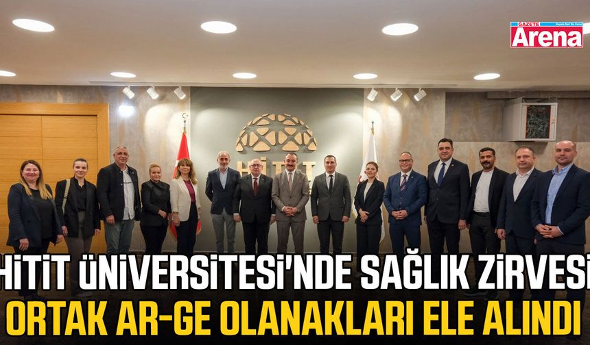 Samsun Teknopark'tan Hitit Üniversitesi'nde sağlık zirvesi