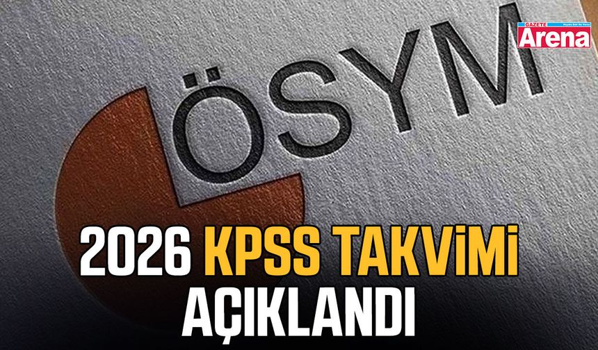2026 KPSS takvimi açıklandı