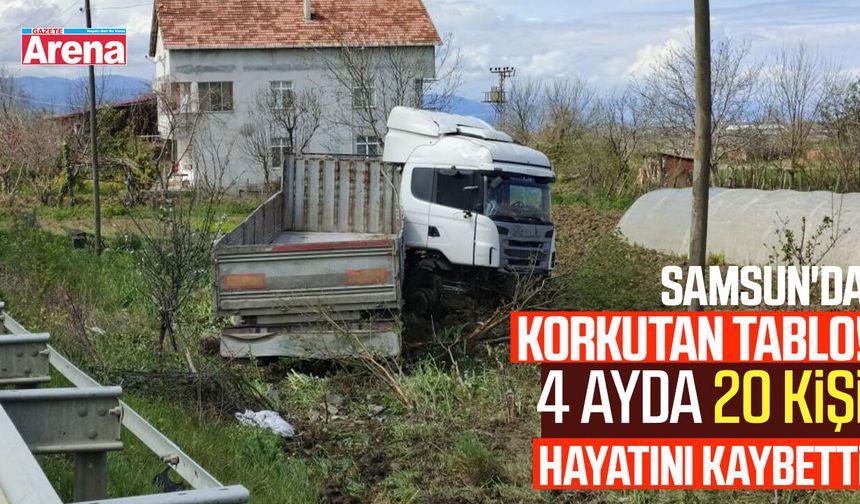 Samsun'da korkutan tablo! 4 ayda 20 kişi hayatını kaybetti