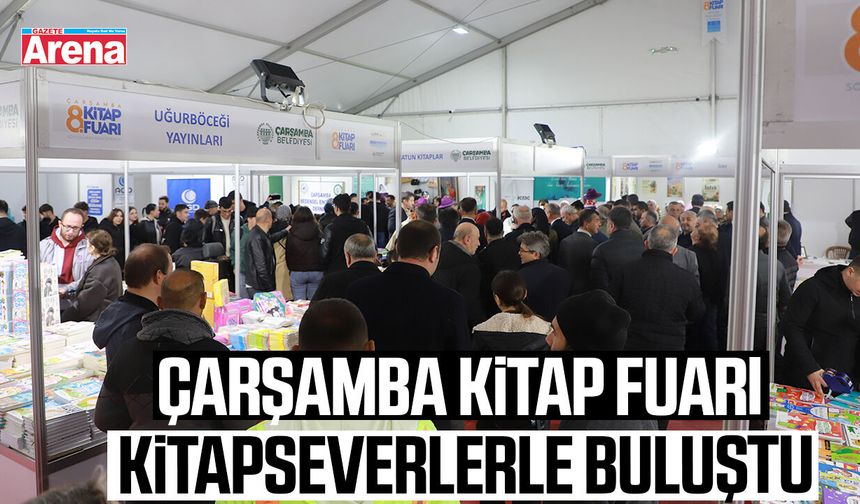 Çarşamba Kitap Fuarı kitapseverlerle buluştu