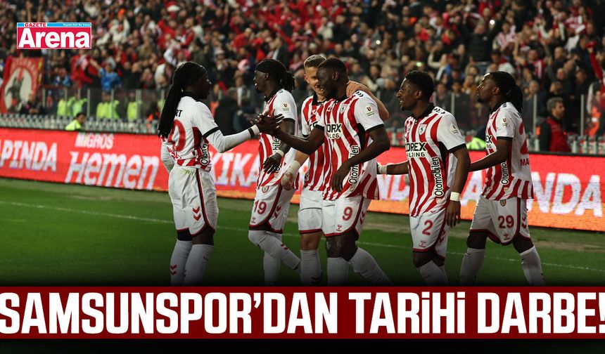Samsunspor’dan tarihi darbe!