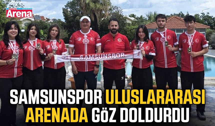 Samsunspor uluslararası arenada göz doldurdu