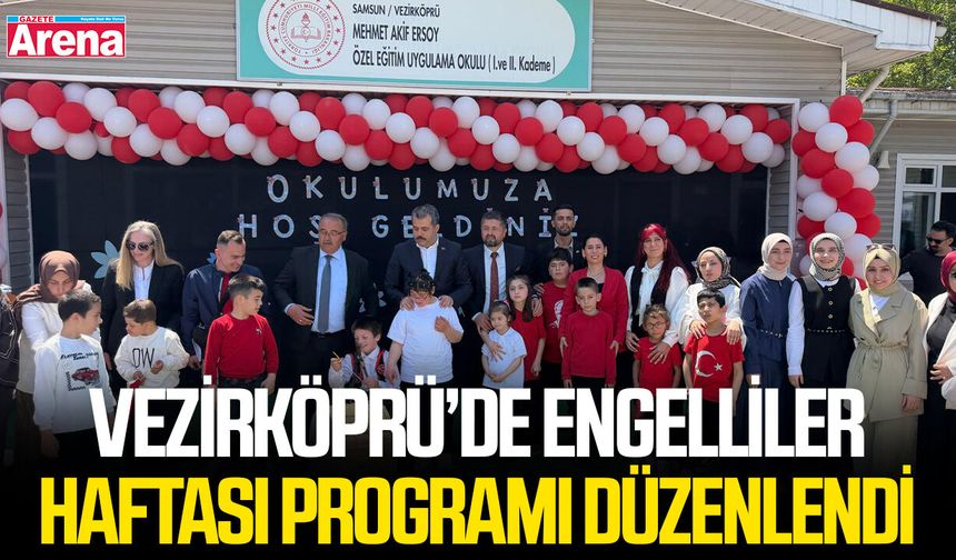 Vezirköprü’de Engelliler Haftası programı düzenlendi