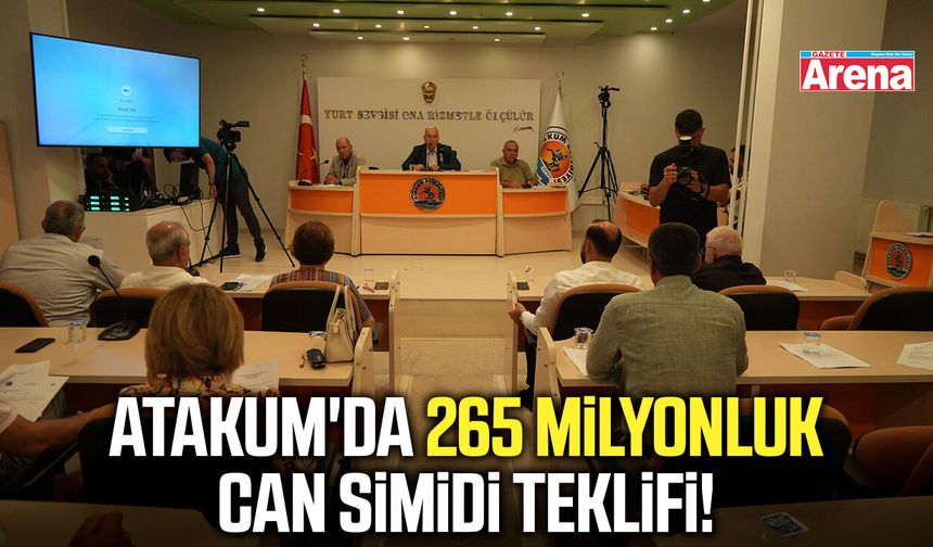 Atakum'da 265 milyonluk can simidi teklifi!
