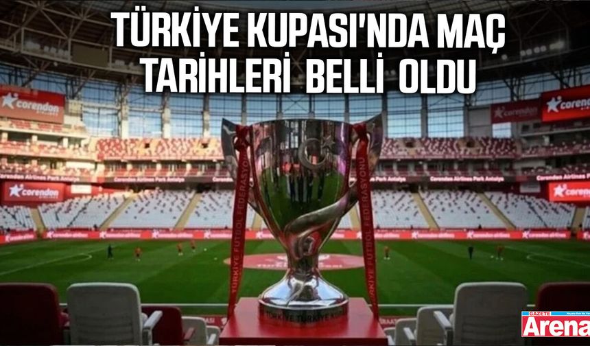 Ziraat Türkiye Kupası maç tarihleri belli oldu