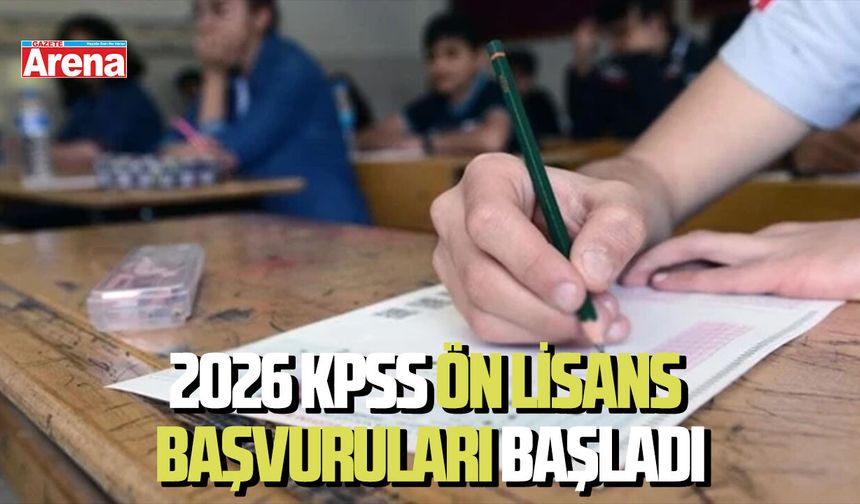 2026 KPSS ön lisans başvuruları başladı