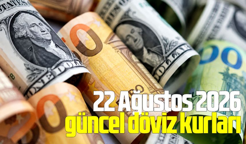22 Ağustos 2026 güncel döviz kurları