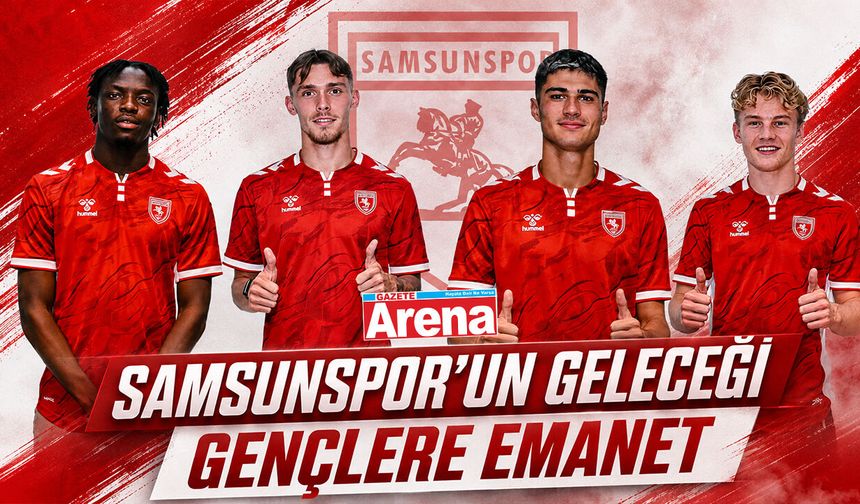 Samsunspor'un geleceği gençlere emanet