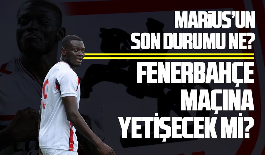Samsunspor oyuncusu Marius Mouandilmadji'nin sakatlığında son durum