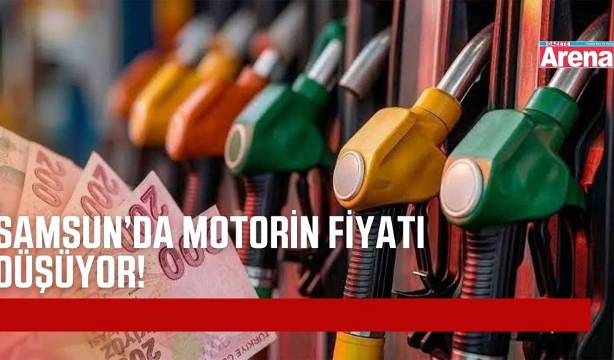 Samsunlu sürücülere müjde! Motorine indirim geliyor