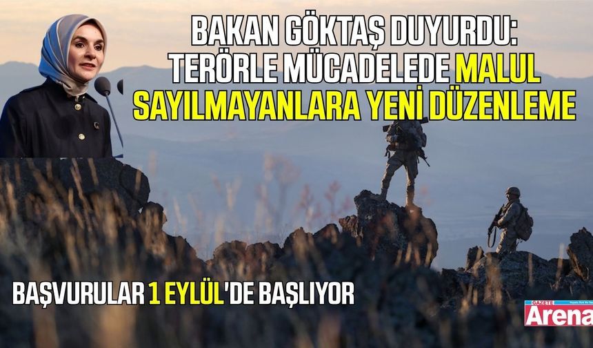 Terörle mücadelede yaralanıp malul sayılmayanlara yeni düzenleme