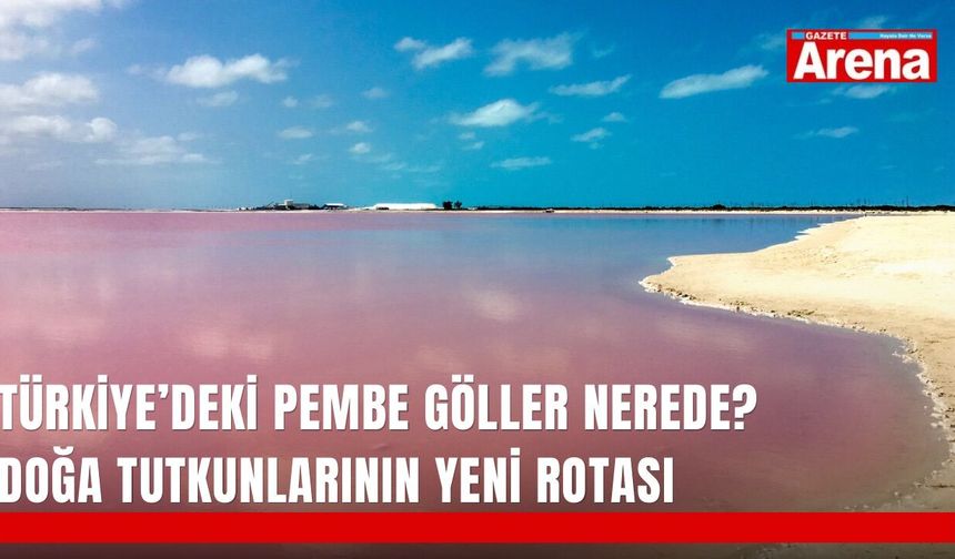 Türkiye’deki pembe göller nerede? Doğa tutkunlarının yeni rotası