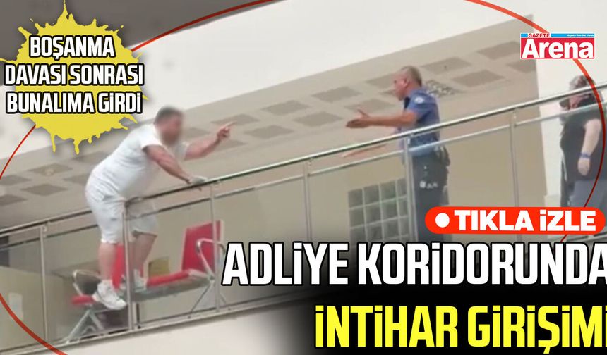 Samsun adliyesi’nde intihar girişimi!