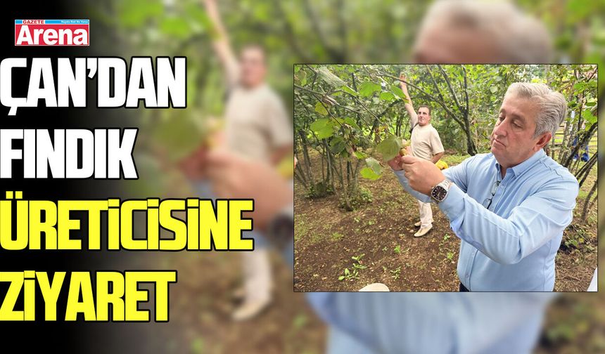 Çan’dan Samsunlu fındık üreticilerine ziyaret