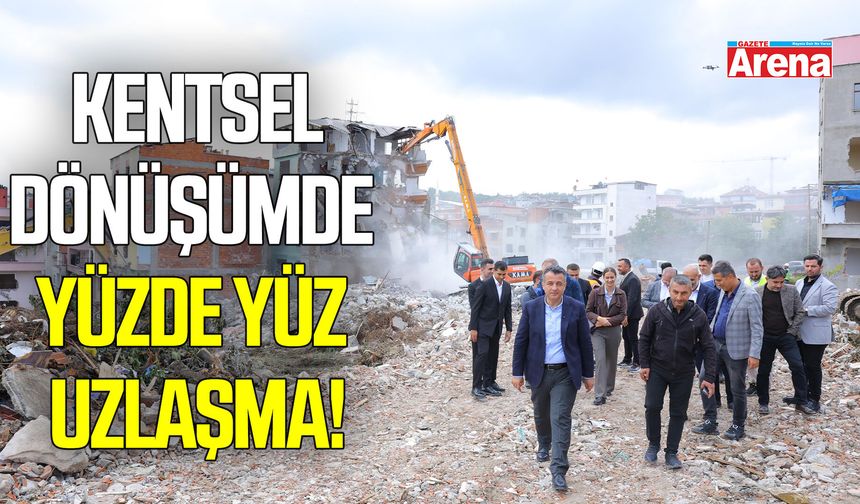 Samsun’da kentsel dönüşümde yüzde yüz uzlaşma!