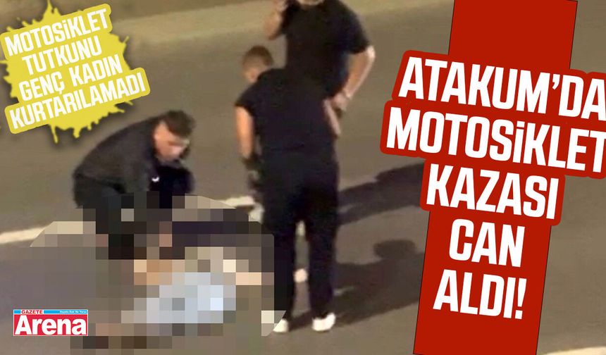 Atakum’da motosiklet kazası can aldı!