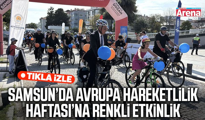 Samsun’da Avrupa Hareketlilik Haftası’na renkli etkinlik
