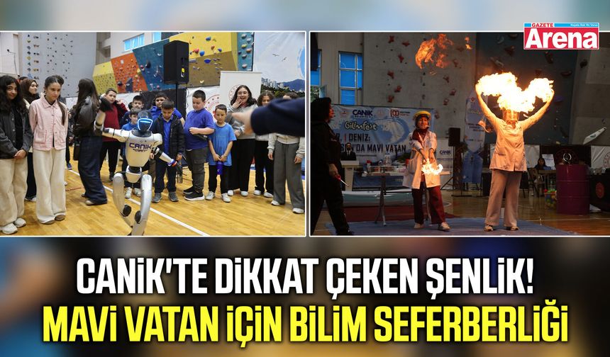 Canik'te gençler Mavi Vatan'ı bilimle keşfediyor