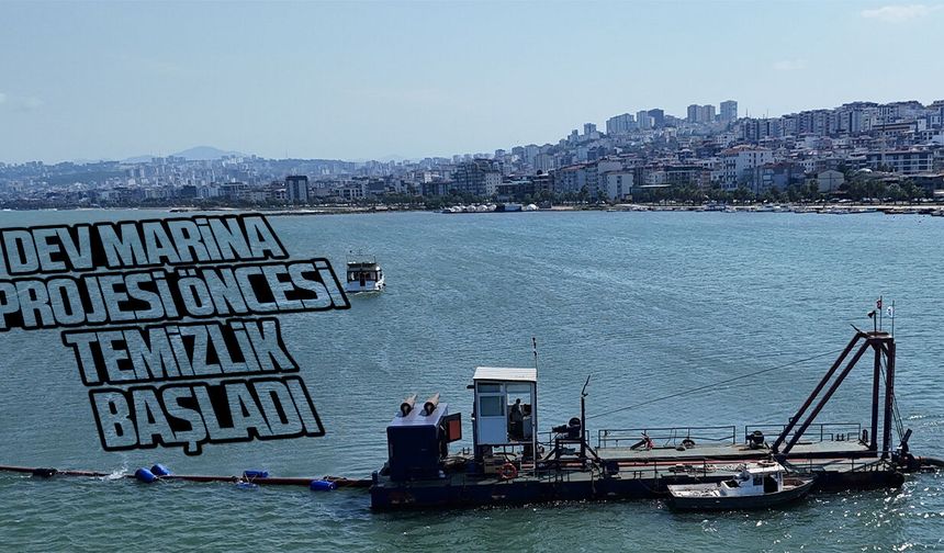 Samsun’da deniz tabanı için kapsamlı temizlik başladı