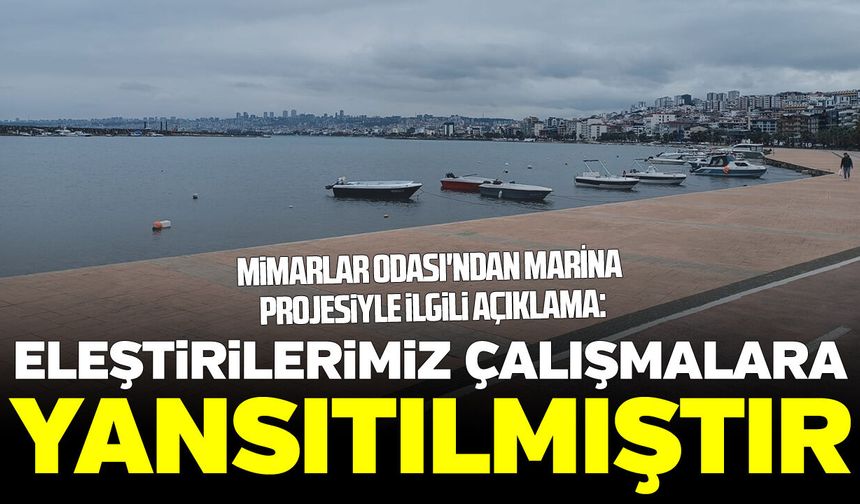 Samsun Mimarlar Odası'ndan flaş marina projesi açıklaması