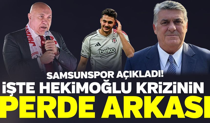 Samsunspor, Hekimoğlu krizinin perde arkasını açıkladı