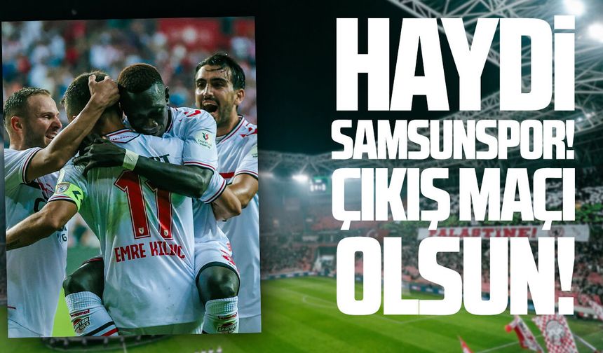 Samsunspor Çorum FK İle çıkışa geçmek istiyor
