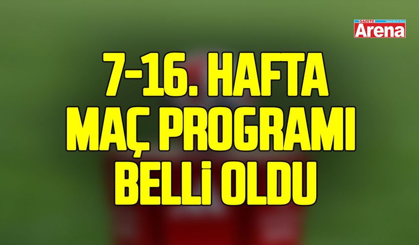Samsunspor’un Süper Lig'deki maç programı belli oldu