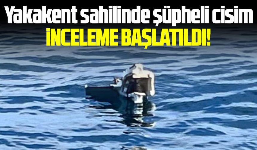 Yakakent sahilinde dron parçası bulundu