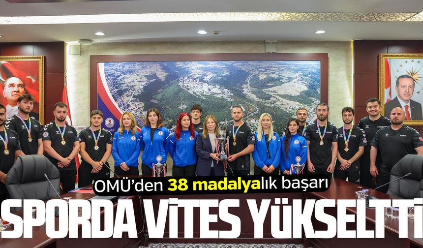 Ondokuz Mayıs Üniversitesi'nden 38 madalyalık gurur